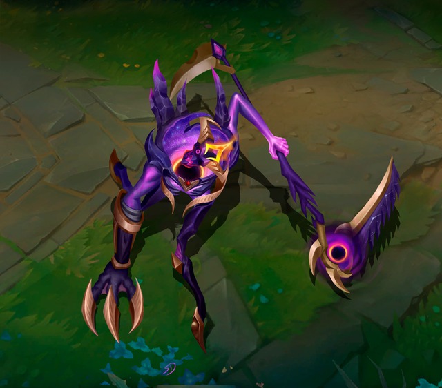 Nghĩ Fiddlesticks mới chưa đủ kinh dị, game thủ tự tay thiết kế skin Hắc Tinh - Nỗi sợ hãi bao trùm vũ trụ - Ảnh 2. Nghĩ Fiddlesticks mới chưa đủ kinh dị, game thủ tự tay thiết kế skin Hắc Tinh - Nỗi sợ hãi bao trùm vũ trụ - Ảnh 2.
