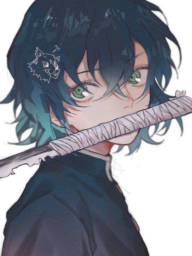 Kimetsu no Yaiba: Ngắm fan art Đấng Ỉn mà chỉ biết thở dài, đẹp trai thế này mà suốt ngày đội đầu lợn - Ảnh 1.