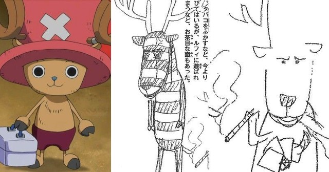 One Piece: Cực sốc khi thấy thiết kế ban đầu của băng Mũ Rơm, Nami có cánh tay giả và dùng rìu - Ảnh 8.