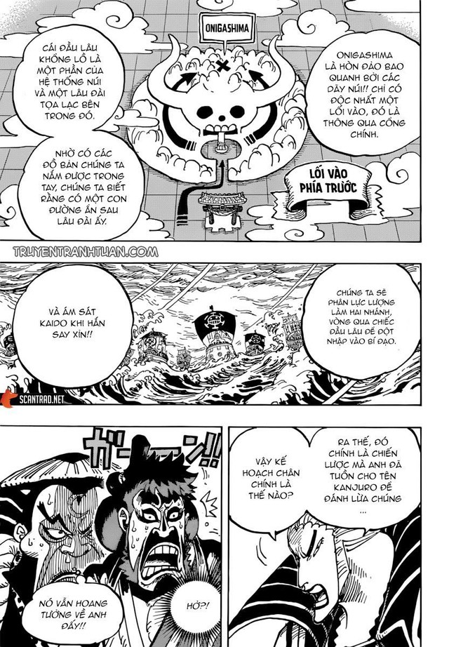 One Piece: Bản đồ đảo quỷ Oni giống hệt Marineford, trận quyết chiến tại Wano hứa hẹn nhiều hấp dẫn! - Ảnh 1.