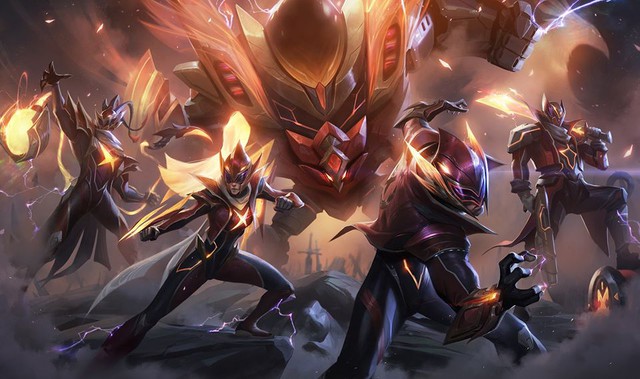 LMHT - Loạt trang phục CKTG 2019 của FPX chính thức ra mắt: Malphite sợ vợ, Vayne múa quạt, Gangplank Super Sentai... - Ảnh 1.