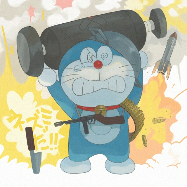 Bộ tranh hài cực bựa về mèo máy Doraemon được vẽ bởi fan hâm mộ Nhật Bản - Ảnh 6.