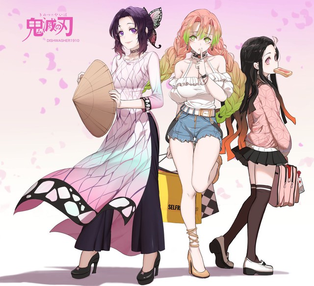 Lạc vào rừng mơ khi ngắm loạt fan art mỹ nhân Kimetsu no Yaiba đẹp lụi tim - Ảnh 17.