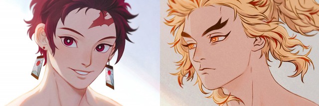 Kimetsu no Yaiba: Viêm trụ Rengoku vừa lạnh lùng điển trai, vừa đáng yêu hết nấc qua loạt fan art đẹp mắt - Ảnh 13.