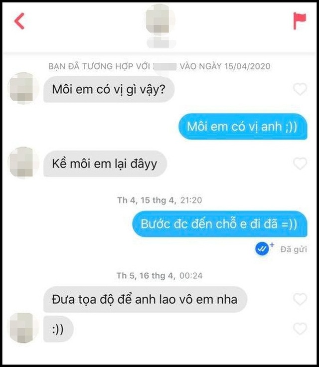 Thanh niên lên Tinder gặp gái nào cũng hỏi Môi em có vị gì vậy? liền nhận lại loạt đáp trả bén như cái chén - Ảnh 2.