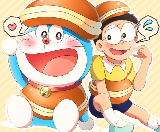 Bộ tranh Doraemon và bè bạn siêu đáng yêu dành cho các fan hâm mộ mèo máy - Ảnh 6.