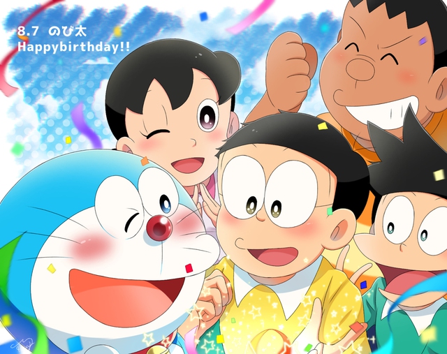 Bộ tranh Doraemon và bè bạn siêu đáng yêu dành cho các fan hâm mộ mèo máy - Ảnh 7.