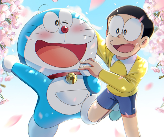 Bộ tranh Doraemon và bè bạn siêu đáng yêu dành cho các fan hâm mộ mèo máy - Ảnh 8.