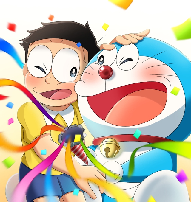 Bộ tranh Doraemon và bè bạn siêu đáng yêu dành cho các fan hâm mộ mèo máy - Ảnh 9.