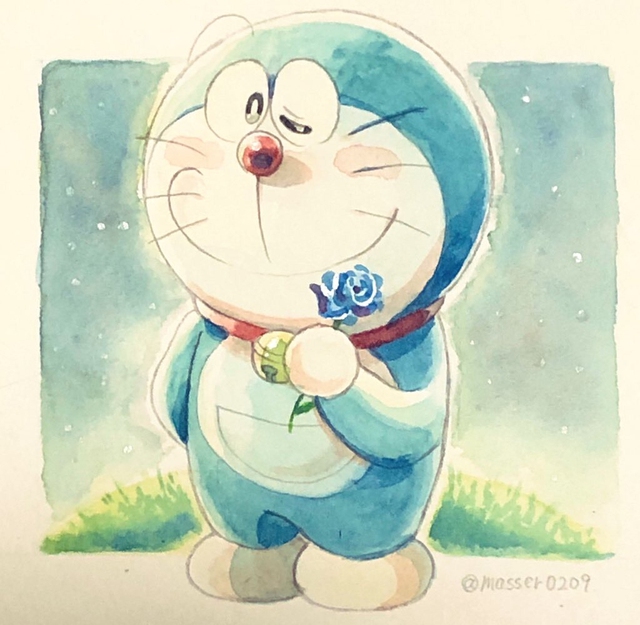 Bộ tranh Doraemon và bè bạn siêu đáng yêu dành cho các fan hâm mộ mèo máy - Ảnh 10.