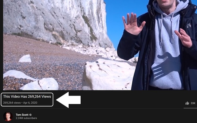 Như trò ảo thuật: Youtuber này tìm được cách đổi tiêu đề video của mình thành số lượt xem theo thời gian thực - Ảnh 1.