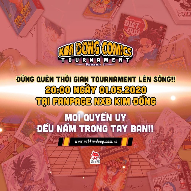 Kim Đồng Comics Tournament - giải đấu hấp dẫn dành cho những bộ manga nổi tiếng nhất tại Việt Nam! - Ảnh 1.