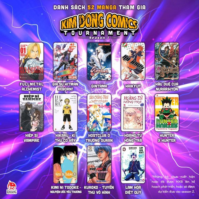 Kim Đồng Comics Tournament - giải đấu hấp dẫn dành cho những bộ manga nổi tiếng nhất tại Việt Nam! - Ảnh 2.