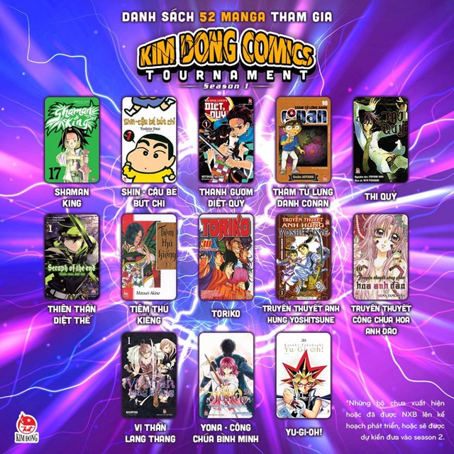 Kim Đồng Comics Tournament - giải đấu hấp dẫn dành cho những bộ manga nổi tiếng nhất tại Việt Nam! - Ảnh 3.