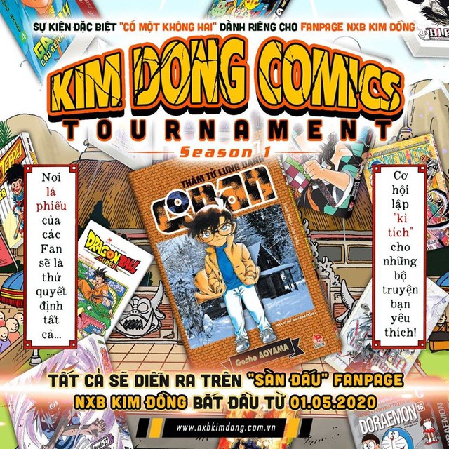 Kim Đồng Comics Tournament - giải đấu hấp dẫn dành cho những bộ manga nổi tiếng nhất tại Việt Nam! - Ảnh 6.