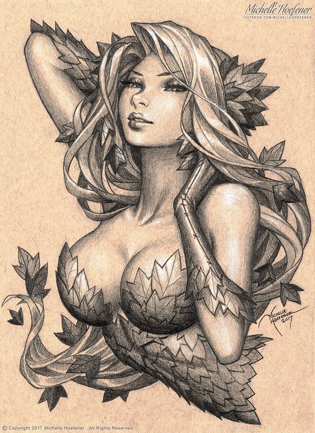 Chiêm ngưỡng 10 tác phẩm fan art tuyệt vời phô diễn nhan sắc nóng bỏng của Poison Ivy- kẻ thù quyến rũ nhất của Batman - Ảnh 1.