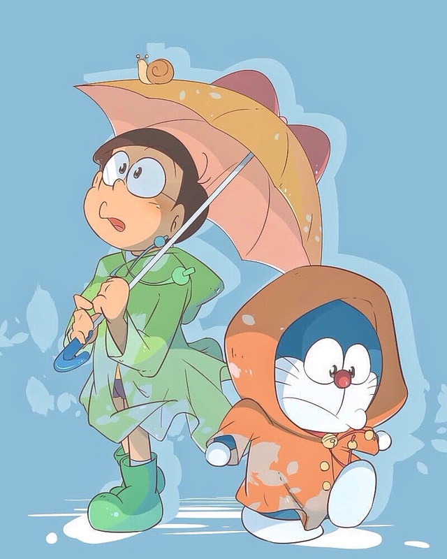 Loạt tranh Doraemon cùng bạn hữu cute hột me dành cho fan cứng của mèo máy - Ảnh 9.