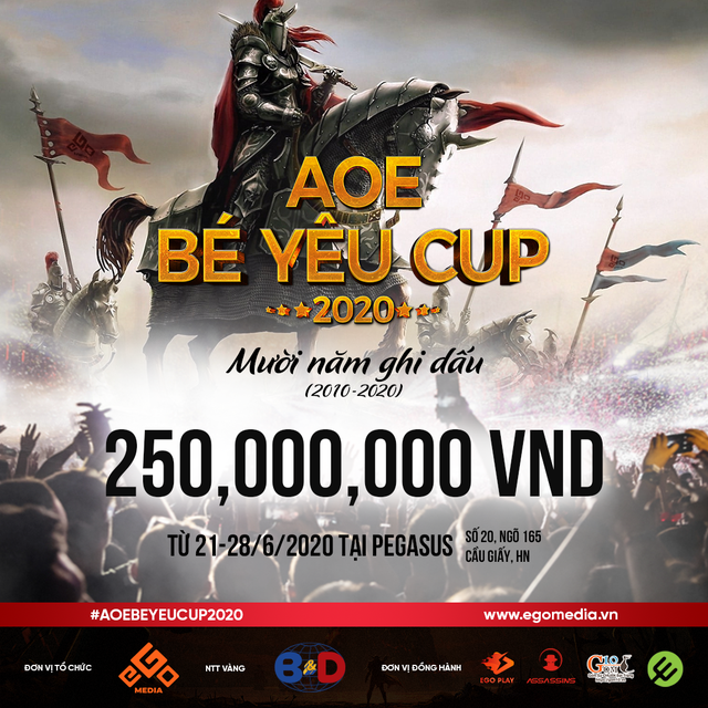 Thông báo về AoE Bé Yêu Cup 2020 – Ego và quyết tâm duy trì giải đấu có truyền thống bậc nhất cộng đồng AoE Việt Nam - Ảnh 1.