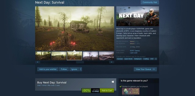 Chỉ 12.000đ, có ngay game sinh tồn cực hot trên Steam - Next Day: Survival - Ảnh 4.
