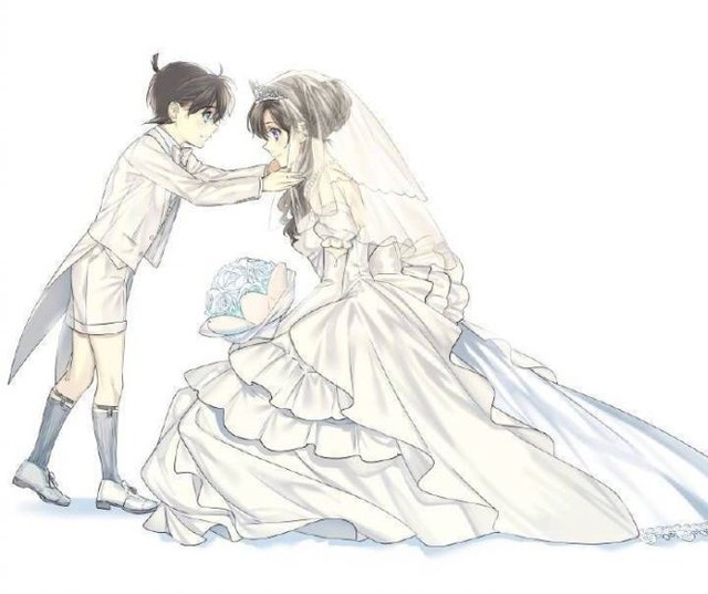 Thám Tử Lừng Danh Conan: Shinichi và Ran xứng lứa vừa đôi trong loạt ảnh cô dâu chú rể mặn mòi - Ảnh 10.