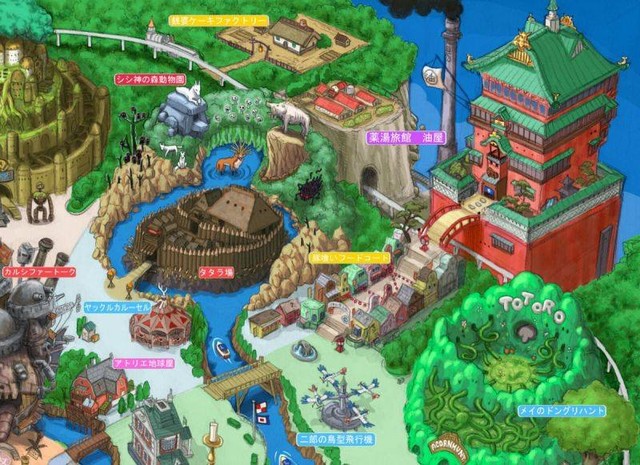 Hé lộ toàn cảnh bản đồ công viên Ghibli- nơi tái hiện những tuyệt tác hoạt hình Nhật Bản - Ảnh 2.