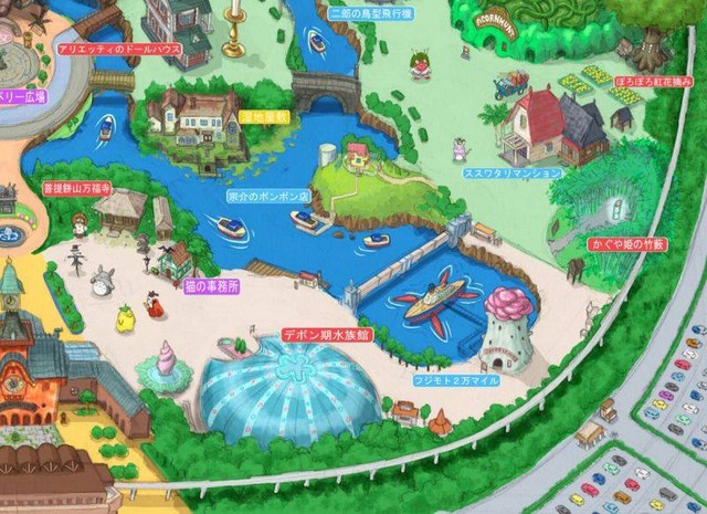 Hé lộ toàn cảnh bản đồ công viên Ghibli- nơi tái hiện những tuyệt tác hoạt hình Nhật Bản - Ảnh 3.