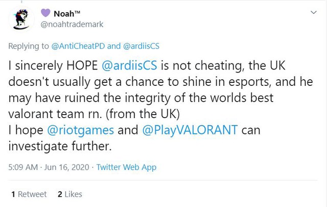 Cựu tuyển thủ CS:GO đứng trước các cáo buộc sử dụng hack và bán độ trong Valorant - Ảnh 3.
