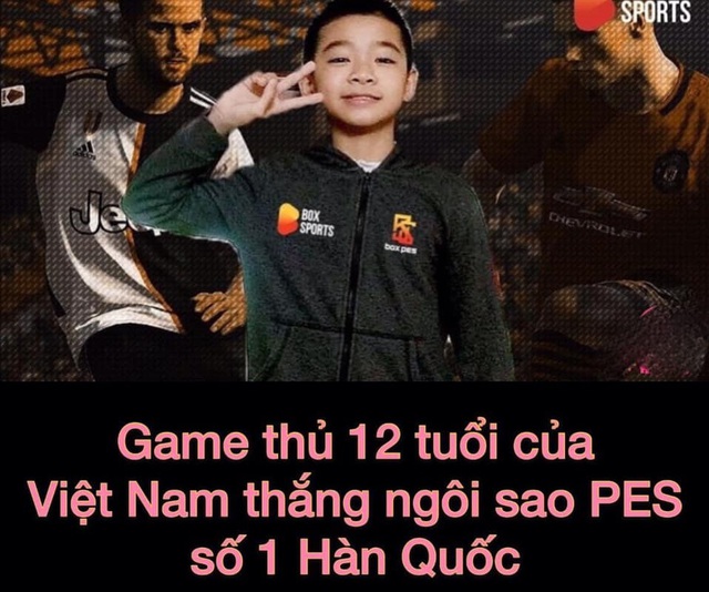 PES: Thần đồng 12 tuổi Việt Nam giành chiến thắng trước game thủ số 1 Hàn Quốc - Ảnh 1.