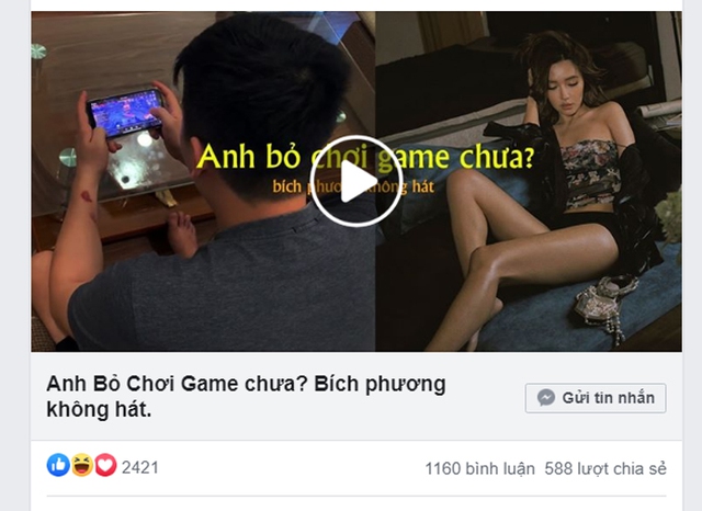 MV nhạc chế Anh Bỏ Chơi Game Chưa: Bích Phương không hát nhưng vẫn gây sốt!!! - Ảnh 2.