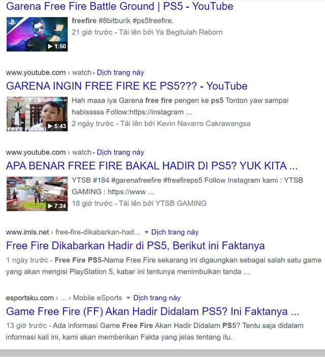 Game thủ Việt nháo nhào trước thông tin Free Fire có thể được phát hành trên PS5 - Ảnh 1.