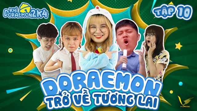 Bất ngờ trước tài diễn xuất của các hot streamer Liên Quân Mobile: Đấng YM, Mèo 2k4 trong phim ngắn Khi Doraemon 2k4 - Ảnh 2.