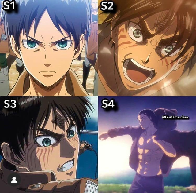 Ngắm quá trình dậy thì nhan sắc của dàn nhân vật Attack On Titan qua 4 Season anime - Ảnh 1. Ngắm quá trình dậy thì nhan sắc của dàn nhân vật Attack On Titan qua 4 Season anime - Ảnh 1.