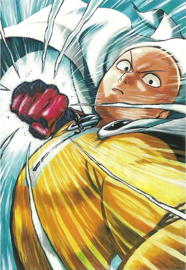 Loạt tranh cực đỉnh về Saitama- thánh phồng sở hữu cú đấm phát chết luôn trong thế giới One Punch Man - Ảnh 10.