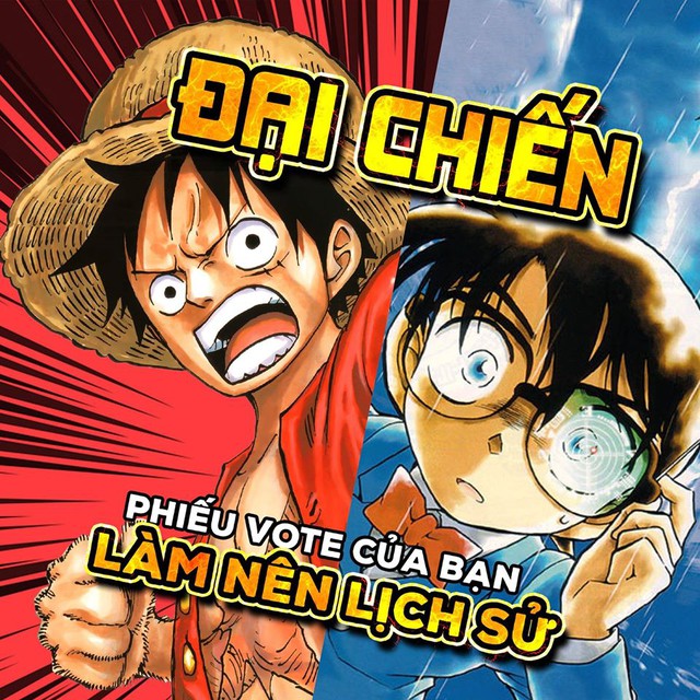 đung Như Khan Giả Kỳ Vọng One Piece Va Tham Tử Lừng Danh Conan đối đầu Nhau Trong Vong 2 Kim đồng Comics Tournament Otakugo