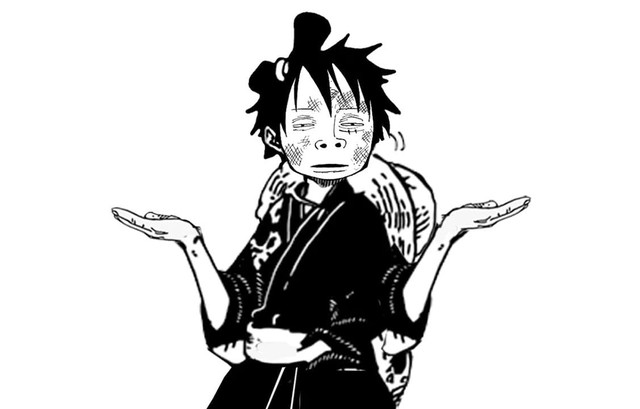 Ảnh chế của Luffy khi biết tin chỉ cần bịt tai là phá giải được đòn tấn công của một Siêu Tân Tinh khác