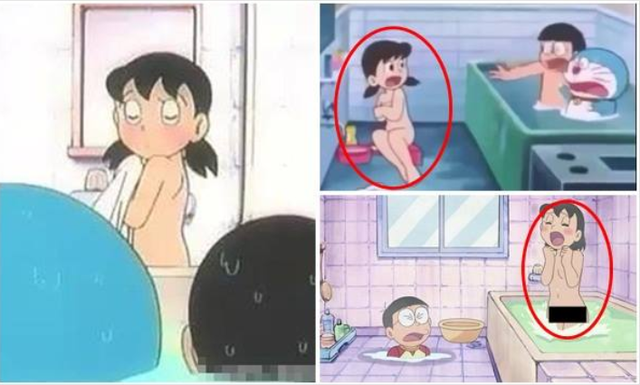 Doraemon: Tại sao tác giả lại để Xuka lộ hàng và người may mắn được thấy là Nobita nhiều lần đến như thế? - Ảnh 1.