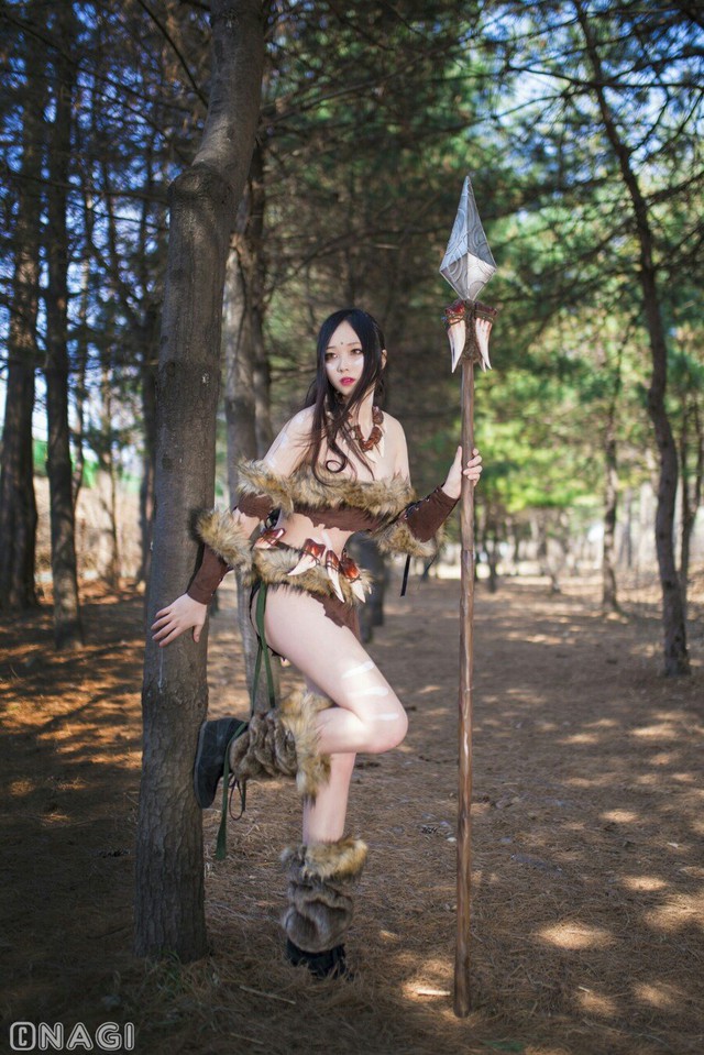 Rạo rực với cosplay Nidalee tâm hồn căng mọng, trắng hồng từng milimet của nữ coser Hàn Quốc - Ảnh 7.