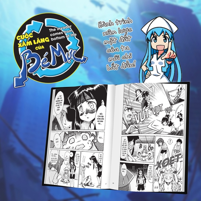 Săn đón Manga Cuộc Xâm Lăng Của Bé Mực: Chuyến phiêu lưu của phản diện siêu đáng yêu đến từ đại dương - Ảnh 6.