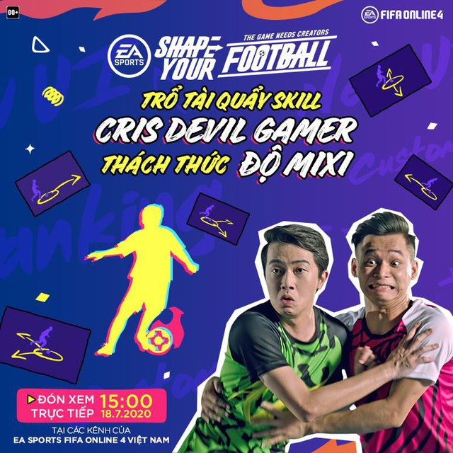 Độ Mixi, Cris Devil Gamer, QTV, Minh Nghi cùng dàn Streamer Khủng hội tụ cùng quẩy Volta Live FIFA Online 4 - Ảnh 3.