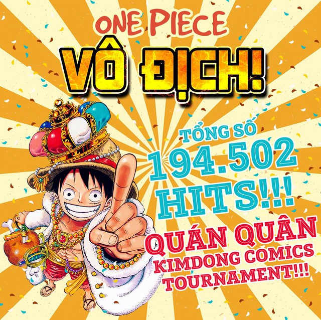 Vượt qua Conan, Doraemon và Naruto, One Piece giành ngôi vị quán quân trong cuộc thi do Kim Đồng tổ chức - Ảnh 1.