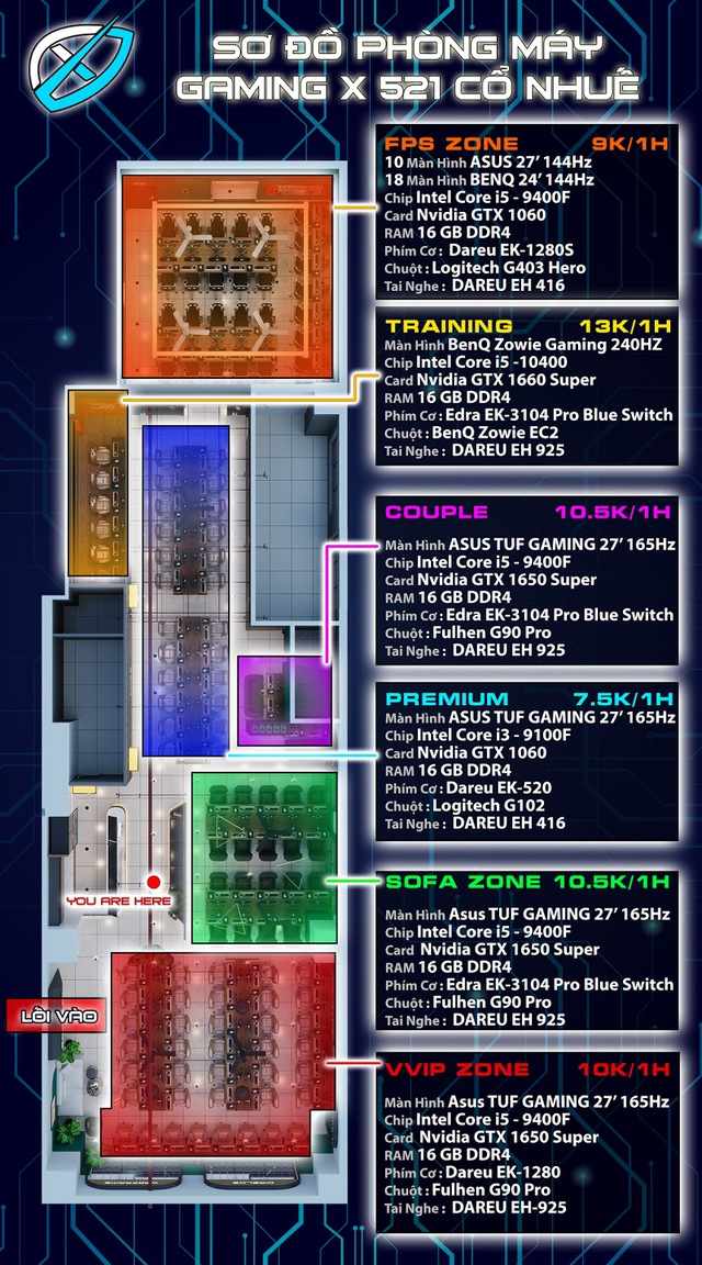 Tới thăm Gaming X Cổ Nhuế - Cyber game chuẩn “5 sao” xịn xò khu vực Bắc Từ Liêm - Ảnh 5.