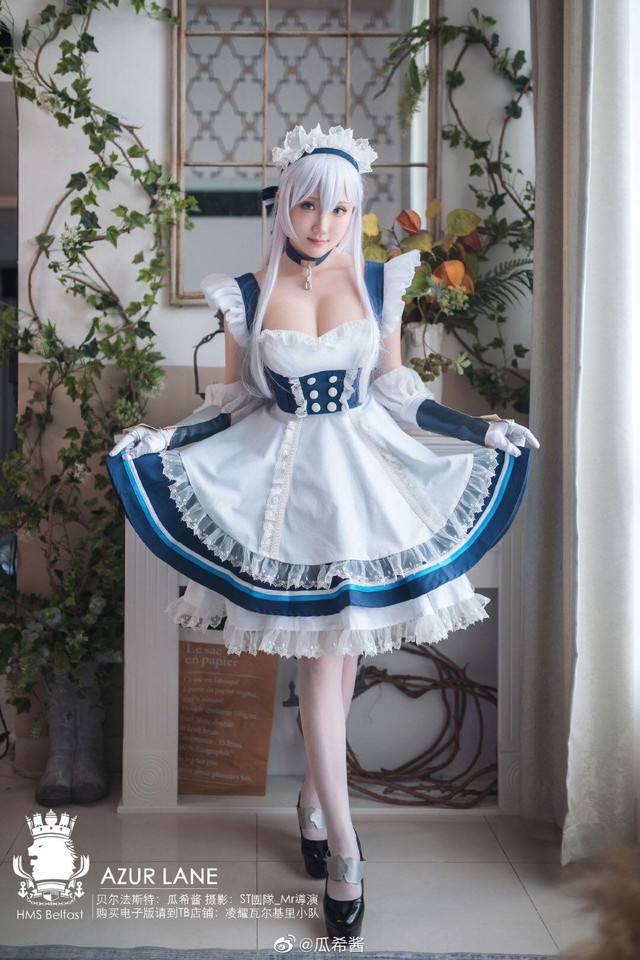 Gái xinh thì ai cũng thích, nhưng xinh như Belfast phiên bản cosplay nóng bỏng thế này thì ai mà chịu được - Ảnh 12.