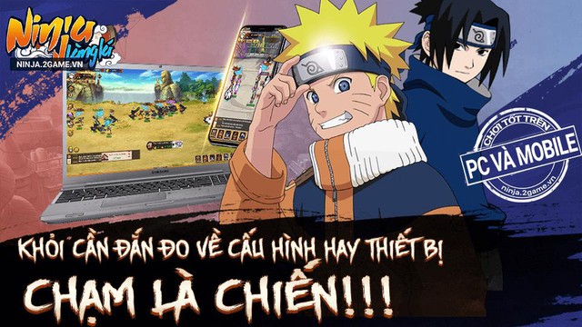 Game Naruto đấu tướng 10 vs 10 Ninja Làng Lá Mobile cập bến làng game Việt - Ảnh 1.