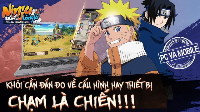 Game Naruto đấu tướng 10 vs 10 Ninja Làng Lá Mobile cập bến làng game Việt - Ảnh 1.