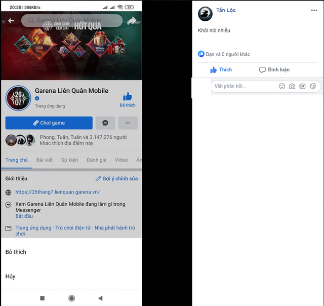 Quá phẫn nộ, hàng loạt game thủ Liên Quân dọa bỏ like Fanpage vì lý do dính líu tới “người hàng xóm” - Ảnh 4.
