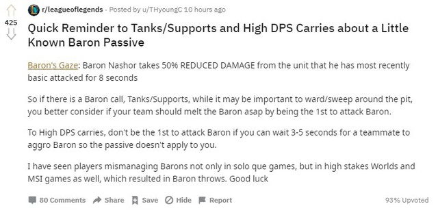 Game thủ quốc tế tìm ra cách để giảm tối đa thời gian ăn Baron, tránh những pha bị cướp đáng tiếc - Ảnh 2.