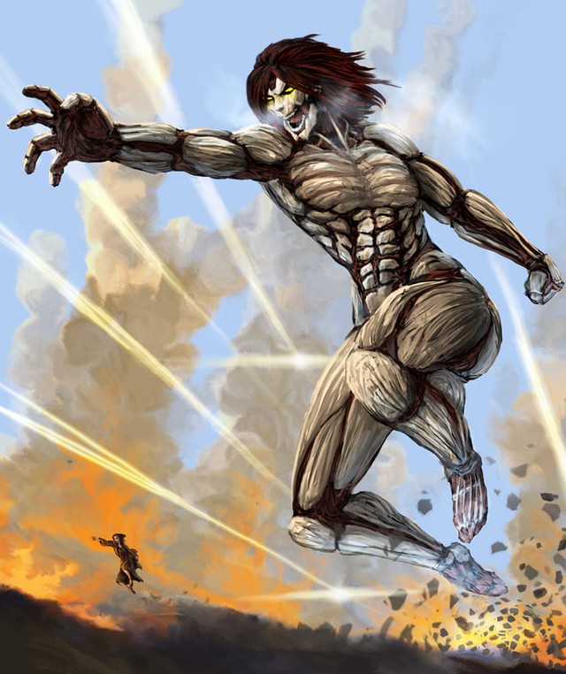 Attack on Titan: Ngắm loạt ảnh fanart về các Titan, sợ đâu không thấy chỉ thấy ngầu - Ảnh 15.