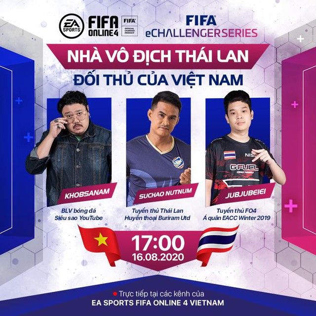 Hùng Dũng, Cris Devil Gamer, Vermisse đại diện Việt Nam thi đấu FIFA Online 4 với Thái Lan tại FIFA eCHALLENGER - Ảnh 3.