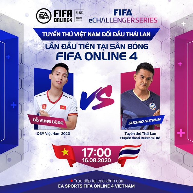 Hùng Dũng, Cris Devil Gamer, Vermisse đại diện Việt Nam thi đấu FIFA Online 4 với Thái Lan tại FIFA eCHALLENGER - Ảnh 4.