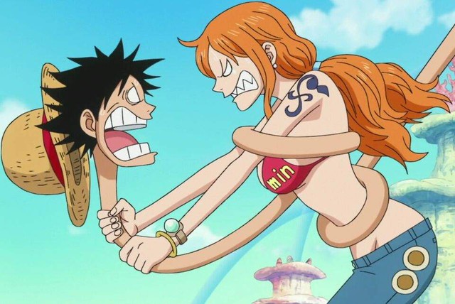 One Piece: Giống như Robin vuốt má Franky, Luffy và Nami đã từng cười với nhau say đắm - Ảnh 5.